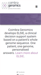 Mobile Screenshot of coimbra-genomics.com