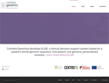 Tablet Screenshot of coimbra-genomics.com